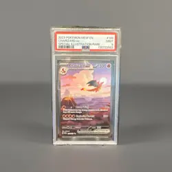 Pokemon TCG Charizard ex 199/165 Special Illustration Rare Holo PSA 9 - Image 1