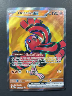 Pokemon: Oricorio EX Ultra Rare Full Art Holo 110/094 Phantasmal Flames - Image 1