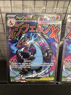 3 Sealed Pokemon Mega Charizard X EX 023 Me: Mega Evolution Promo with Oricorio - Image 5