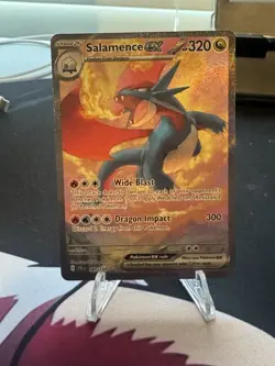 Pokemon Salamence ex 187/159 Sv09: Journey Together Special Illustration Holo - Image 1