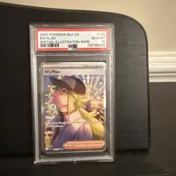 Pokemon TCG Black Bolt N's Plan 170/86 PSA 10 - Image 1