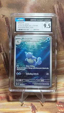 2023 Pokemon Wartortle 171/165 Scarlet & Violet 151 Holo - Image 1