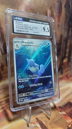 2023 Pokemon Wartortle 171/165 Scarlet & Violet 151 Holo - Image 4