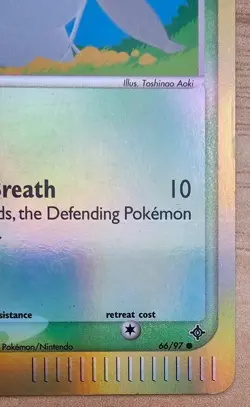 Pokemon EX Dragon Nincada #66/97 Common Reverse Holo Light Play - Image 5