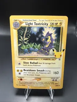 Pokemon TCG Light Toxtricity SWSH137 Celebrations Black Star Promo C - Image 1