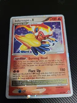 Infernape Lv.X 121/130 - Diamond & Pearl Base Set Pokemon Ultra Rare LP - Image 1