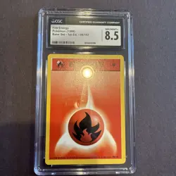 Pokemon TCG Fire Energy Base Set 98/102 Regular 1999-2000 Wizards Base Set... - Image 1