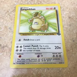 1999 Pokemon Jungle Kangaskhan Unlimited #21/64 Non-Holo Rare NM - Image 2