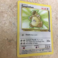 1999 Pokemon Jungle Kangaskhan Unlimited #21/64 Non-Holo Rare NM - Image 3