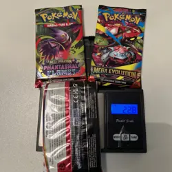 Pokemon 151 Heavy Sealed Booster Pack 22.8g + Mega Evolution + Phantasmal Flames - Image 3