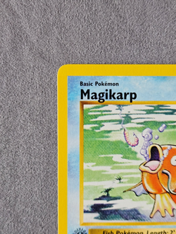 Magikarp 35/102 GRAY GREY STAMP 1st Edition Pokemon Base Set - Image 3