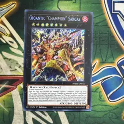 Yugioh! Gigantic "Champion" Sargas PHHY-EN045 Secret Rare 1st Edition NM - Image 1