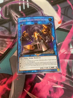YUGIOH - DOUBLE HEADED ANGER KNUCKLE - SECRET RARE - BLHR - 1ST ED - NM - Image 1