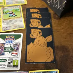 Pokemon card Lot 550+ Base cards, Plus Extras- Code Cards, Sleeves, ETB Box, Etc - Image 5