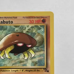 Kabuto - Fossil Set - 50/62 - Common - Pokemon Card - Unlimited Edition - Image 4