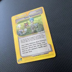 TOWN VOLUNTEERS - 136/147 - Aquapolis - Trainer - Pokemon Card - LP - Image 3