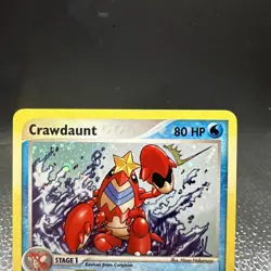 2003 EX Dragon Crawdaunt Holo E-Reader 3/97 Rare WOTC Pokemon Card TCG - Image 3
