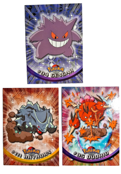 Topps Pokemon Cards Series 2 Bundle Vintage Blue Logo GENGAR Rhyhorn DODRIO - Image 1