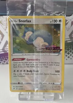 ⭐ RARE SNORLAX Vivid Voltage Holo Card 131/185 STAMPED SEALED Pokemon TCG - Image 1