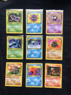 Pokemon Cards: 1st Edition Fossil Complete Uncommon/Common Set - Image 1