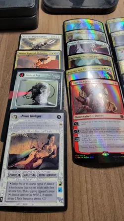 Lof Of 30 MTG OVERSIZED cards - Lots Of Foil CURLING + Princess Leia - Image 4