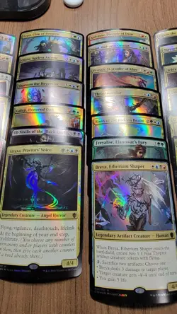 Lof Of 30 MTG OVERSIZED cards - Lots Of Foil CURLING + Princess Leia - Image 5