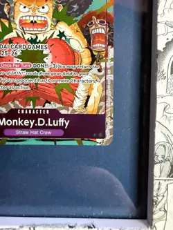 Afro Monkey D Luffy OP07-073 BANDAI Card Games Fest 25-26 Promo One Piece TCG - Image 3