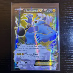 Thundurus EX 98 XY Roaring Skies Full Art Card Pokemon TCG - Image 1