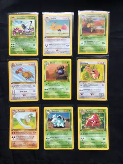 Pokemon Cards: 1st Edition Jungle Complete Uncommon/Common Set - Image 1