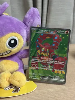 Pokemon Volcanion EX Full Art Holo Ultra Rare 171/159 Trading Card - Image 1