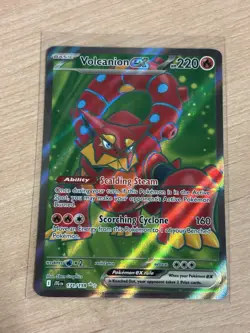 Pokemon Volcanion EX Full Art Holo Ultra Rare 171/159 Trading Card - Image 2