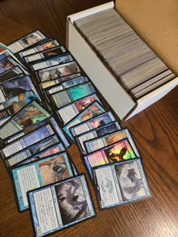 500+ BLUE MTG Magic the Gathering Cards Lot 40+ Mythics Rares Uncommons Commons - Image 2
