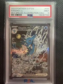 Kingdra ex 131 Sv: Scarlet & Violet Promo Cards Holo PSA 9 - Image 1