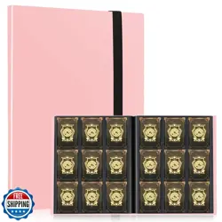 Card Binder, EDUDIIU 9 Pockets Premium Trading Card Binders, Card - Image 1