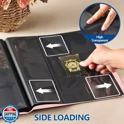 Card Binder, EDUDIIU 9 Pockets Premium Trading Card Binders, Card - Image 5