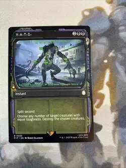 V.A.T.S. (0333) (Showcase) - MTG: Fallout (PIP) NM - Image 1