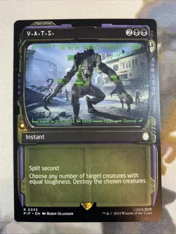 V.A.T.S. (0333) (Showcase) - MTG: Fallout (PIP) NM - Image 2