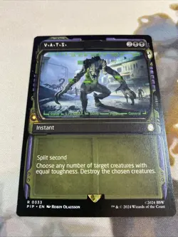 V.A.T.S. (0333) (Showcase) - MTG: Fallout (PIP) NM - Image 3