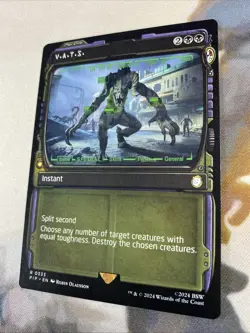 V.A.T.S. (0333) (Showcase) - MTG: Fallout (PIP) NM - Image 4