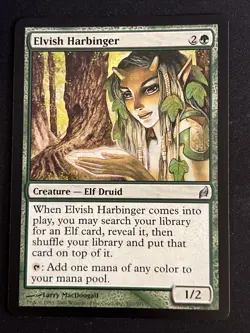 1x Elvish Harbinger (207) Lorwyn LP MTG Magic the Gathering x1 MKE - Image 1