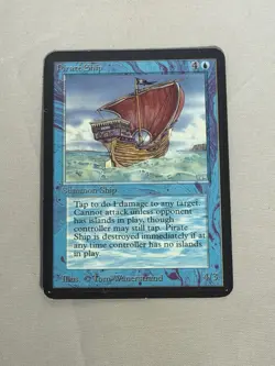 MTG Pirate Ship Alpha Magic the Gathering - Image 1