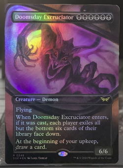 mtg magic Doomsday Excruciator FOIL extended borderless ENGLISH Effroyeur - Image 1