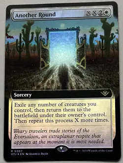 MTG Outlaws of Thunder Junction Another Round Sorcery RARE FOIL #0307 - Image 1