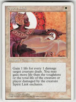 Spirit Link U Fourth Edition 43 MTG - Image 1