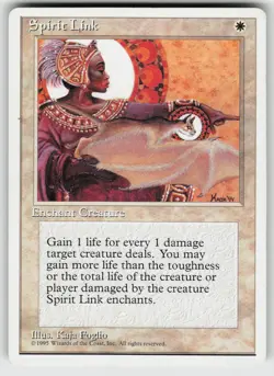 Spirit Link U Fourth Edition MTG - Image 1