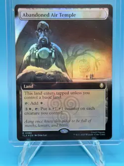 2025 MTG Avatar The Last Airbender Abandoned Air Temple Extended Art Foil #386 - Image 1