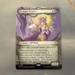 Twilight Diviner MINT Showcase 315 Lorwyn Eclipsed ECL MTG Rare Unplayed Regular - Image 1