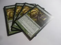 Leafcrown Dryad x4 MTG Theros Green Common Creature NM - Image 1