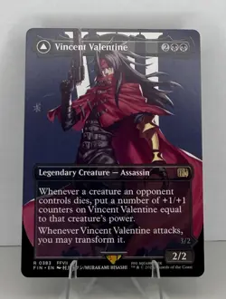 MTG FIN-0383 Vincent Valentine (Borderless) - FINAL FANTASY - Image 1