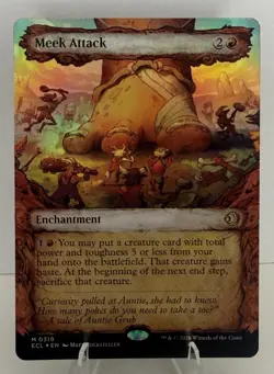 Meek Attack (0319) (Showcase) Lorwyn Eclipsed Foil - Image 1